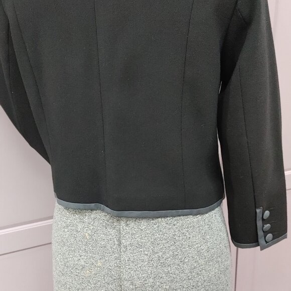 Excellent Vintage Military inspired Jacket, Size 12 Medium, Black and Grey - Picture 4 of 8